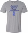 Support Stomach Cancer Awareness Tri Blend Tee