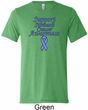 Support Stomach Cancer Awareness Tri Blend Tee