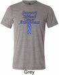 Support Stomach Cancer Awareness Tri Blend Tee
