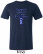Support Stomach Cancer Awareness Tri Blend Tee