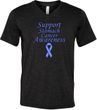 Support Stomach Cancer Awareness Tri Blend V-neck