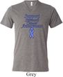 Support Stomach Cancer Awareness Tri Blend V-neck