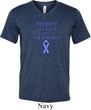 Support Stomach Cancer Awareness Tri Blend V-neck