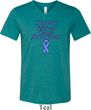 Support Stomach Cancer Awareness Tri Blend V-neck