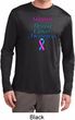 Support Thyroid Cancer Awareness Dry Wicking Long Sleeve