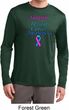 Support Thyroid Cancer Awareness Dry Wicking Long Sleeve