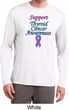 Support Thyroid Cancer Awareness Dry Wicking Long Sleeve