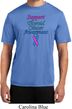 Support Thyroid Cancer Awareness Dry Wicking T-shirt