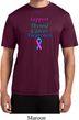 Support Thyroid Cancer Awareness Dry Wicking T-shirt