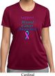 Support Thyroid Cancer Awareness Ladies Dry Wicking T-shirt