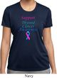 Support Thyroid Cancer Awareness Ladies Dry Wicking T-shirt