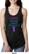Support Thyroid Cancer Awareness Ladies Ideal Racerback