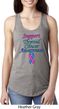 Support Thyroid Cancer Awareness Ladies Ideal Racerback