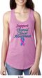 Support Thyroid Cancer Awareness Ladies Ideal Racerback