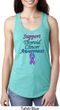 Support Thyroid Cancer Awareness Ladies Ideal Racerback