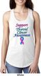 Support Thyroid Cancer Awareness Ladies Ideal Racerback
