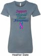 Support Thyroid Cancer Awareness Ladies Longer Length Shirt