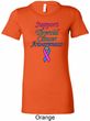 Support Thyroid Cancer Awareness Ladies Longer Length Shirt
