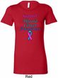 Support Thyroid Cancer Awareness Ladies Longer Length Shirt