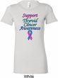 Support Thyroid Cancer Awareness Ladies Longer Length Shirt