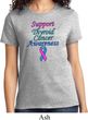Support Thyroid Cancer Awareness Ladies T-shirt