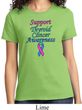 Support Thyroid Cancer Awareness Ladies T-shirt