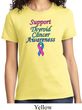 Support Thyroid Cancer Awareness Ladies T-shirt
