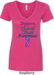 Support Thyroid Cancer Awareness Ladies V-Neck
