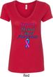 Support Thyroid Cancer Awareness Ladies V-Neck