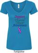 Support Thyroid Cancer Awareness Ladies V-Neck