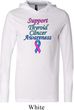 Support Thyroid Cancer Awareness Lightweight Hoodie
