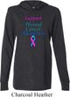 Support Thyroid Cancer Awareness Lightweight Hoodie