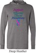 Support Thyroid Cancer Awareness Lightweight Hoodie