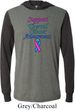 Support Thyroid Cancer Awareness Lightweight Hoodie