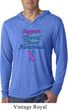 Support Thyroid Cancer Awareness Lightweight Hoodie Tee