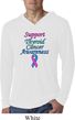 Support Thyroid Cancer Awareness Lightweight Hoodie Tee