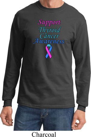 Support Thyroid Cancer Awareness Long Sleeve