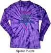 Support Thyroid Cancer Awareness Long Sleeve Tie Dye Shirt