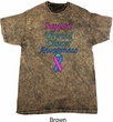 Support Thyroid Cancer Awareness Mineral Tie Dye T-shirt