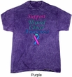 Support Thyroid Cancer Awareness Mineral Tie Dye T-shirt