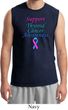 Support Thyroid Cancer Awareness Muscle Shirt