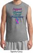 Support Thyroid Cancer Awareness Muscle Shirt