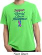 Support Thyroid Cancer Awareness Pigment Dyed T-shirt