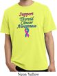 Support Thyroid Cancer Awareness Pigment Dyed T-shirt