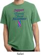 Support Thyroid Cancer Awareness Pigment Dyed T-shirt