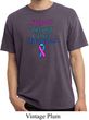 Support Thyroid Cancer Awareness Pigment Dyed T-shirt