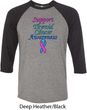 Support Thyroid Cancer Awareness Raglan Shirt
