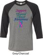 Support Thyroid Cancer Awareness Raglan Shirt