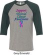 Support Thyroid Cancer Awareness Raglan Shirt