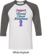 Support Thyroid Cancer Awareness Raglan Shirt